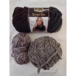 Wool Yarn Bundle - NEW! Scarf Pattern Included